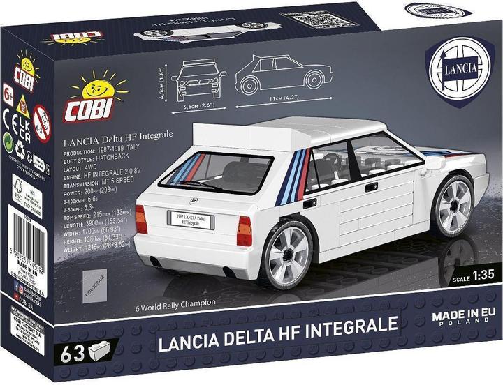 Actual product image Cobi Youngtimer 1987 Lancia Delta Intergrale