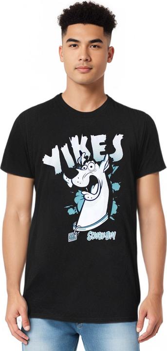 Actual product image Scooby Doo Unisex Adult Yikes T-Shirt (S)