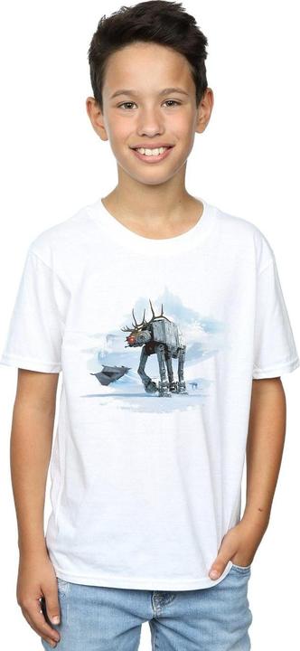 Immagine prodotto Star Wars Christmas AT-AT Reindeer Maglietta Ragazzi (152, 158)