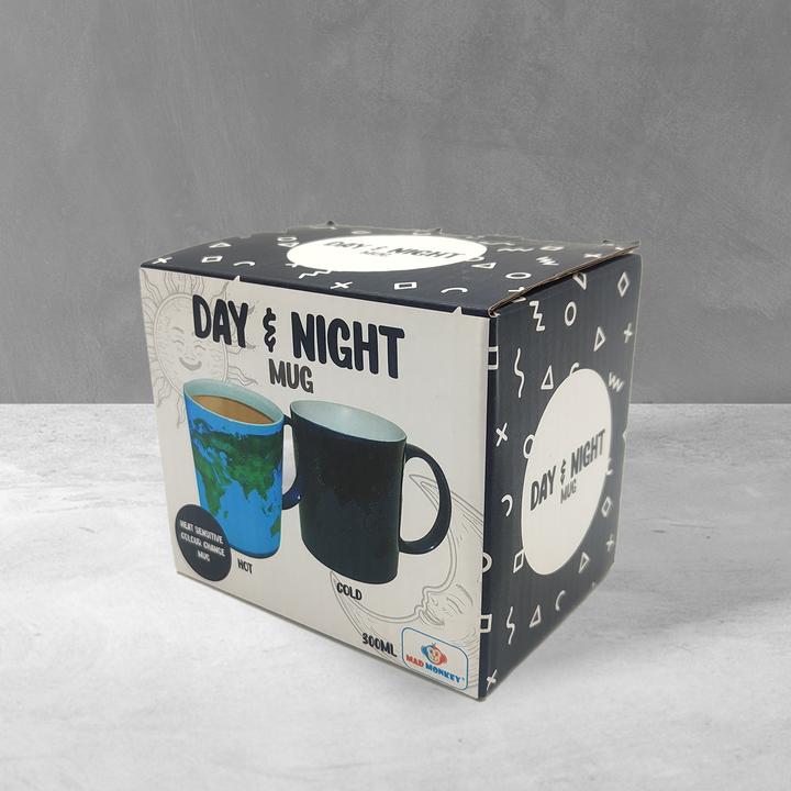 Produktbild Mad Monkey Tasse "Day & Night" mit Farbwechsel (300 ml, 1 x)