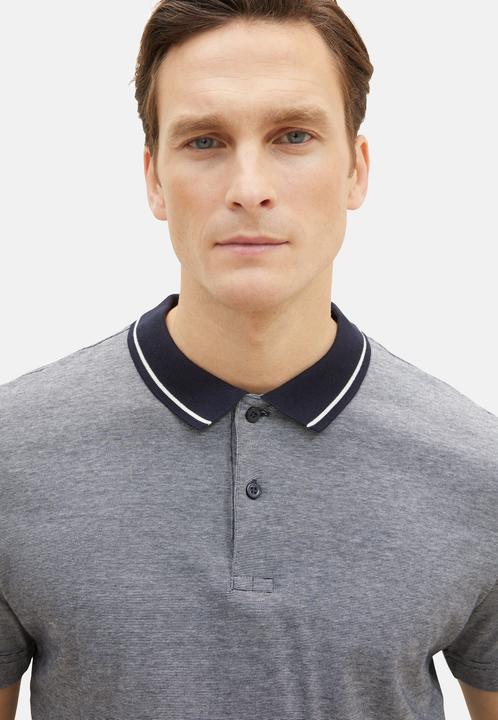 Produktbild Tom Tailor Poloshirt Basic Kurzarmshirt mit Polokragen (L)