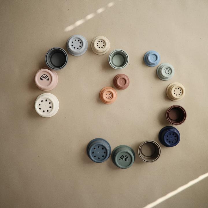 Actual product image Mushie Stacking tower