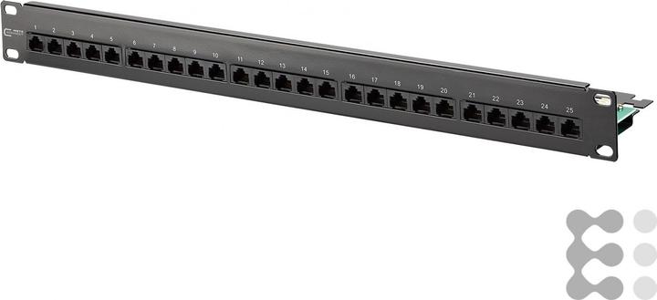Actual product image Metz Connect 130814-0203-E - Cat3 - Black - Steel - Rackmount - 1U