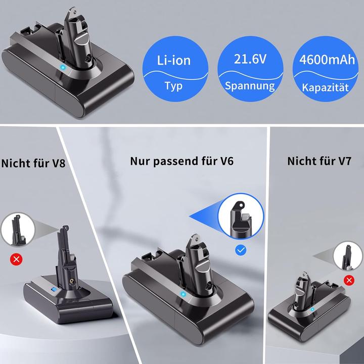 Immagine prodotto Aimax Batteria V6 da 4600mAh per Dyson