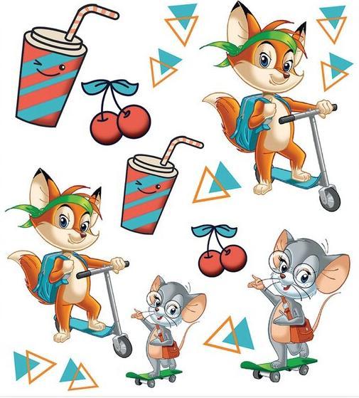 Magni Kinder-Tattoo Fredo & Fitzi 10,5x16cm