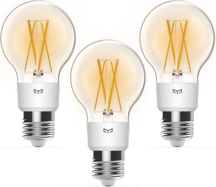 Produktbild Yeelight Smart LED Set (E27, 6 W, 700 lm, 3 x, E)