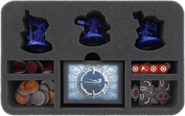 Actual product image Feldherr LBM18 - Storage box FSLB150 for 6 Warhammer Underworlds Shadespire warbands (Foam material)