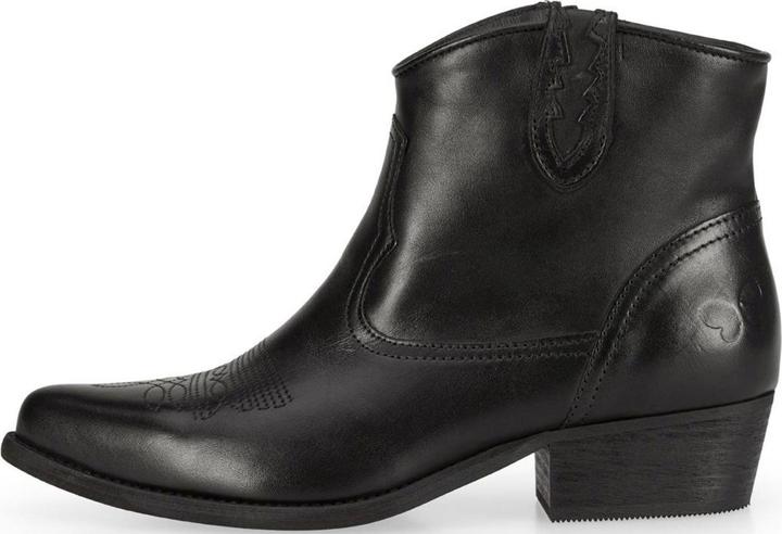 Felmini Die Wide Cowboy-Stiefelette aus Marvin-Leder ist eine trendige und bequeme Wahl. Diese weite