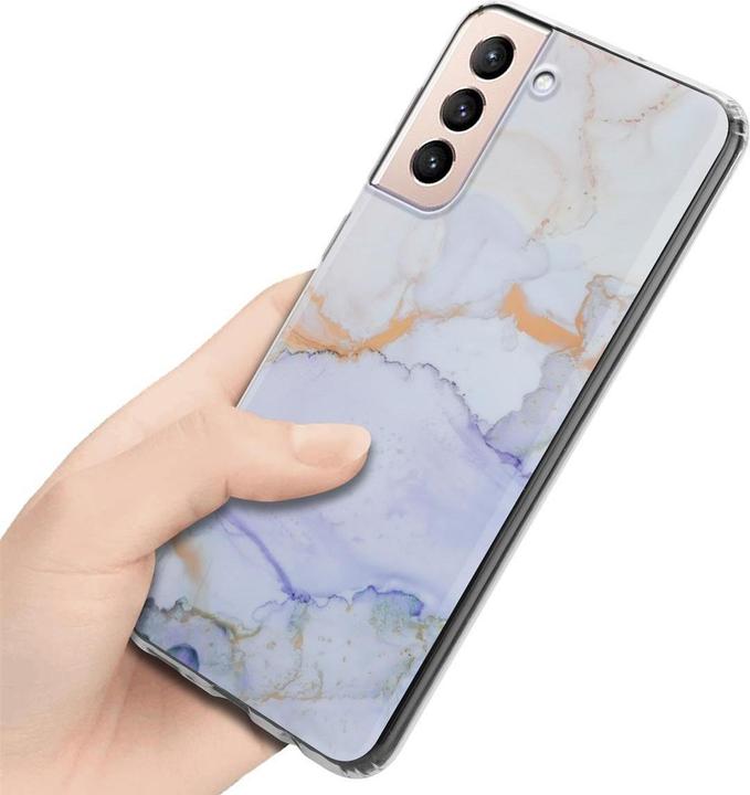 Produktbild Cadorabo IMD TPU Bunter Marmor Cover (Samsung Galaxy S21+)