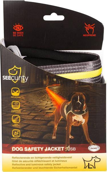 Produktbild Seecurity USB-Leuchtweste aus Neopren, M (M, Hundeweste)