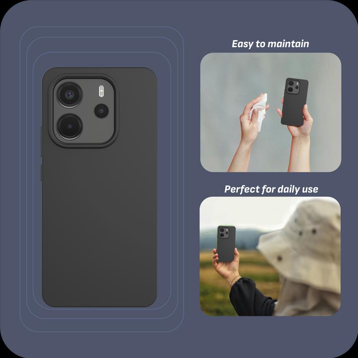Actual product image Cazy Soft TPU Schutzhülle (Xiaomi Redmi Note 14)