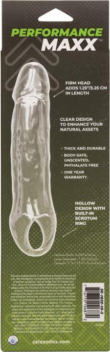 Immagine prodotto CalExotics California Exotics - Performance Maxx Clear Extension 5,5 Trasparente