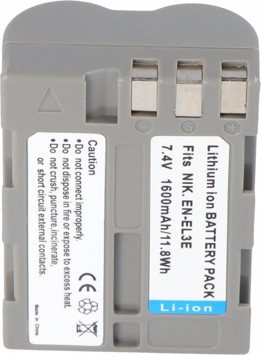 Actual product image AccuCell Battery suitable for Nikon D300 (Rechargeable battery)