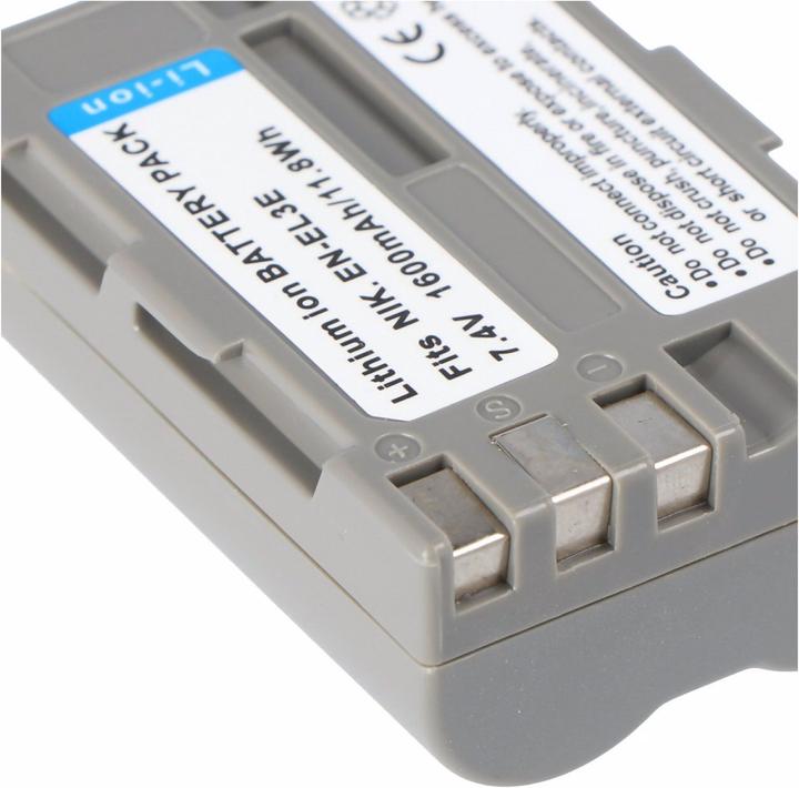 Actual product image AccuCell Battery suitable for Nikon D300 (Rechargeable battery)