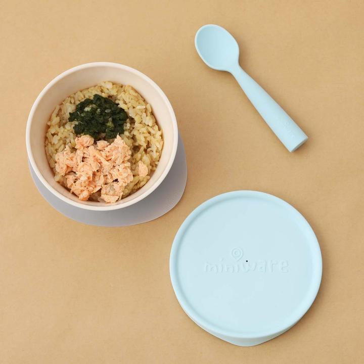Produktbild Miniware First Bite Geschirrset, Vanilla/Aqua