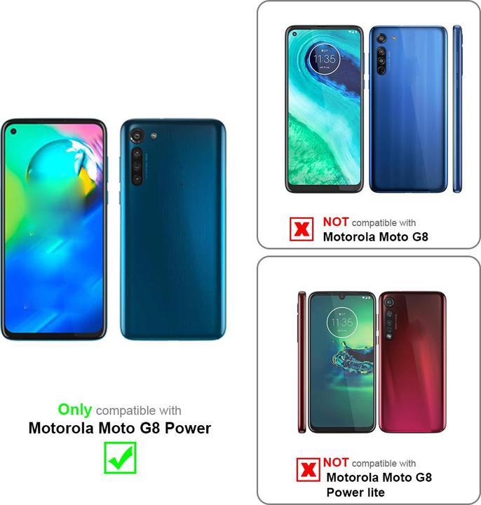 Immagine prodotto Cadorabo Custodia per Motorola MOTO G8 POWER universale (Potenza del Motorola Moto G8)