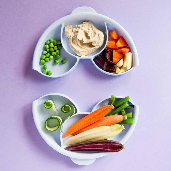 Actual product image Miniware Healthy Meal Tableware Set, Vanilla/Cotton Candy