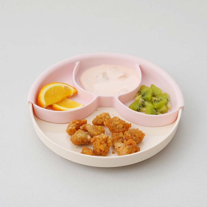 Actual product image Miniware Healthy Meal Tableware Set, Vanilla/Cotton Candy