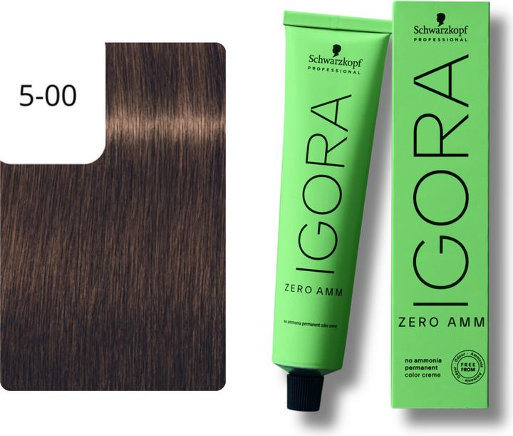 Produktbild Schwarzkopf Igora Zero AMM - 5-00 Hellbraun Natur Extra (5-00 Hellbraun Natur Extra)