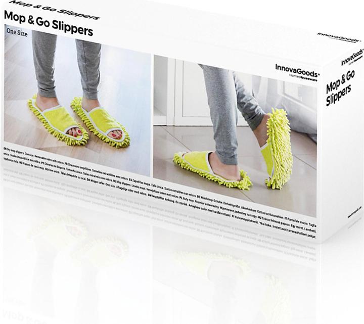 Image du produit InnovaGoods Chaussons à franges pour adultes - Jaune (1 pcs)