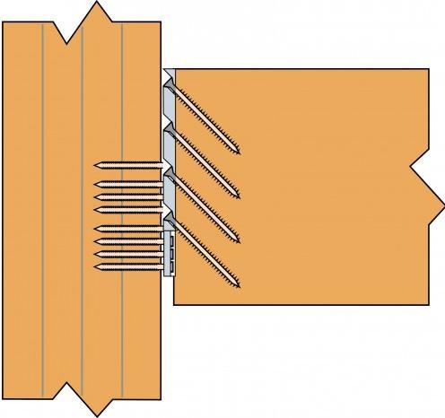 Actual product image Simpson Sst Fitting connector (Log connectors, 1 pcs.)