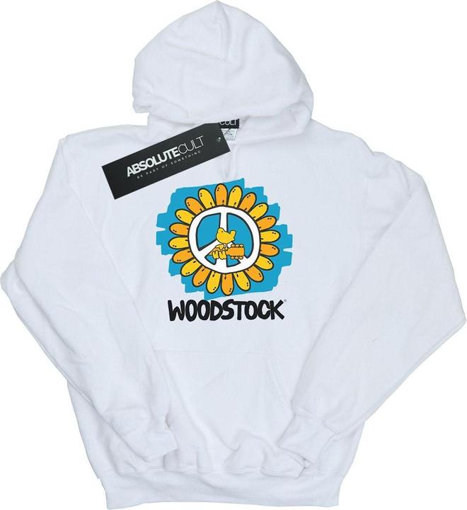 Immagine prodotto Woodstock Flower Peace Felpa con Cappuccio Uomo (L)