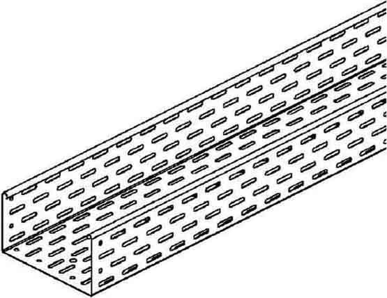 Produktbild Niedax NIE RL110.400 Kabelrinne 110x400x3000mm T1,0mm gelocht bandverz.