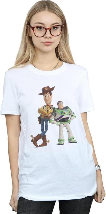 Immagine prodotto Disney Toy Story Buzz And Woody Standing Maglietta Ampia Donna (XL)