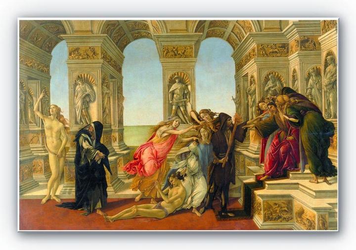 Produktbild Trenddeko Botticelli - Die Verleumdung des Apelles (60 x 40 cm)