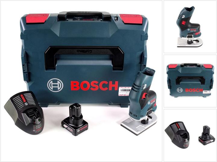 Image du produit Bosch Professional Bosch GKF 12V-8 Affleureuse sans fil 12V + 1x Batterie 6,0Ah + Chargeur rapide + Coffret de transpor
