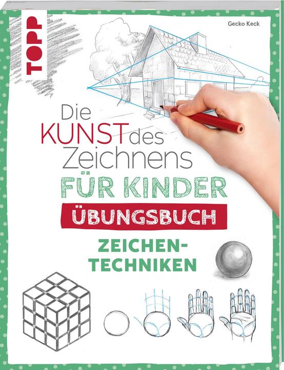 Actual product image Die Kunst des Zeichnens für Kinder Übungsbuch - Zeichentechniken (German, Gecko Keck, 2024)