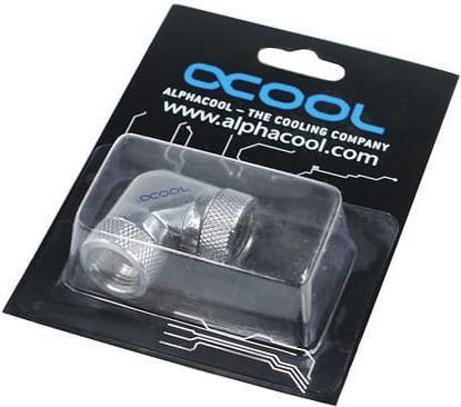 Produktbild Alphacool HF L-Verbinder 90° G1/4 drehbar 2x Innengewinde Chrom