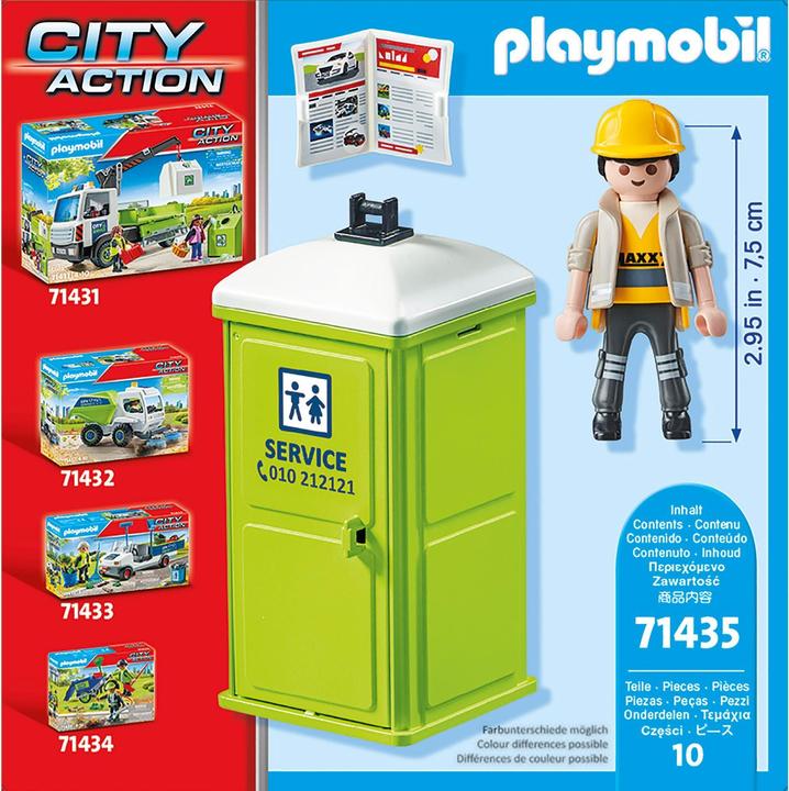 Actual product image Playmobil 71435 Mobile toilet (71435, Playmobil City Action)