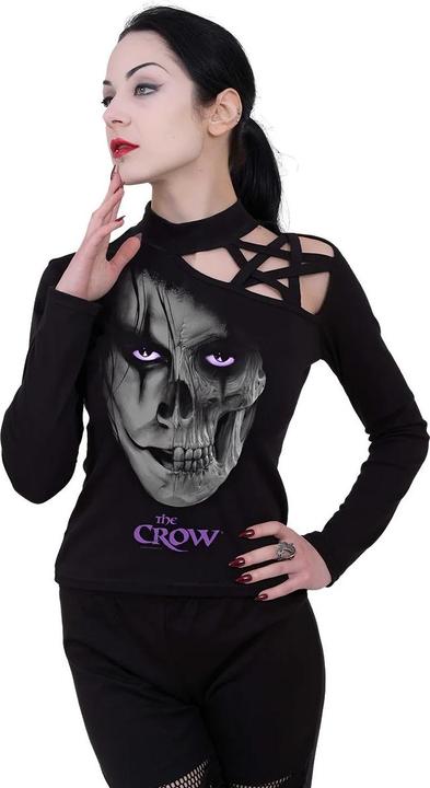 Produktbild Spiral Skull Face TShirt Langärmlig (L)