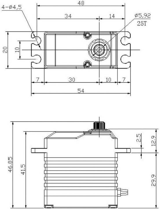 Produktbild TSP Racing Servo T86 BHM 55 Kg Ultra Standard