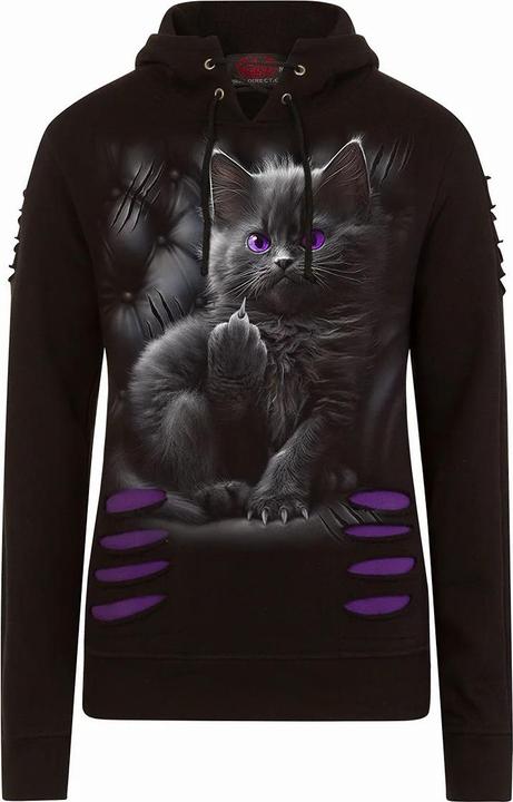 Spiral Cattitude Kapuzenpullover