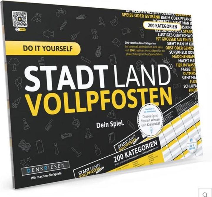 Produktbild Denkriesen Stadt Land Vollpfosten - Do It Yourself-Edition - Dein Spiel (Deutsch)