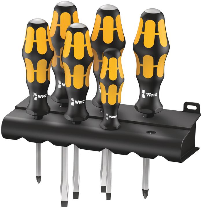Actual product image Wera 932/6 Rack (Slotted screws, Phillipps cross recess (PH))