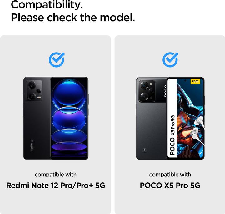 Image du produit Spigen Glas.TR Slim Xiaomi Redmi Note 12 Pro 5G/12 Pro+ Plus 5G 2szt./2pcs AGL06045 szkło hartowane (2 pièce(s), Xiaomi Redmi Note 12 Pro+ 5G)