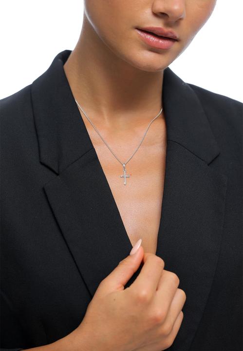 Produktbild Elli mit Kreuz-Anhänger (Sterling Silber, 45 cm)