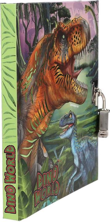 Actual product image Dino World - Diary With Padlock ( 0413244 ) (Lined)