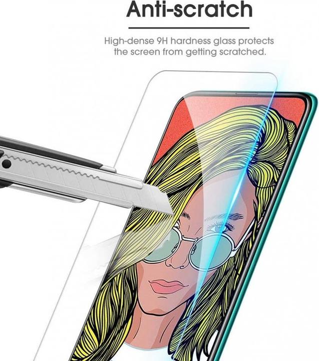 Actual product image Screenguard Huawei P Smart Z Protective Glass Film Case Friendly Design (1 Piece, Huawei P Smart Z)