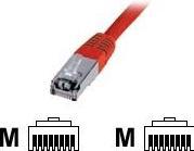 Actual product image Digitus CAT5e SF-UTP Patchcord,0.5m,Red (SF/UTP, CAT5e, 0.50 m)