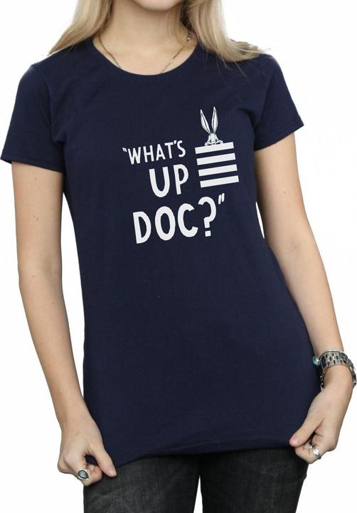 Image du produit Looney Tunes - T-shirt BUGS BUNNY WHAT'S UP DOC STRIPES - Femme (XL)