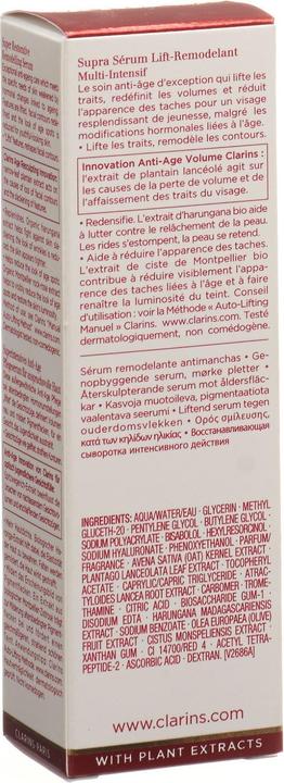 Actual product image Clarins Supra Sérum Lift Remodelant (30 ml)