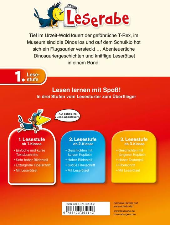 Immagine prodotto Ravensburger Dinoabenteuer für Erstleser (Tedesco, Claudia Ondracek, Martin Klein, 2017)
