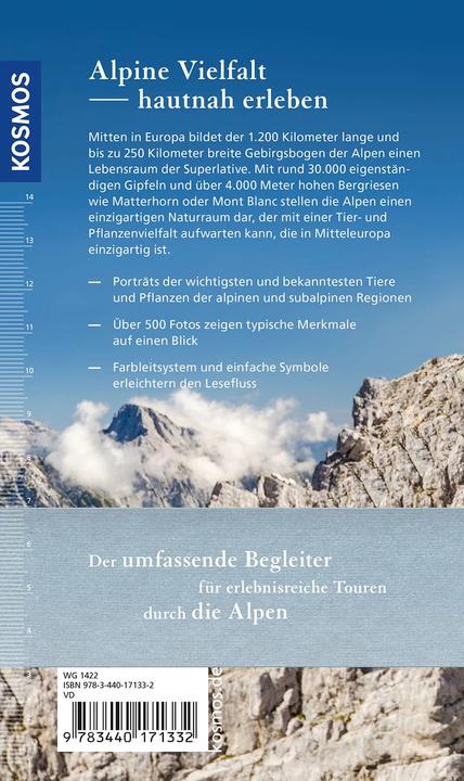 Productafbeelding Kosmos Tiere & Pflanzen der Alpen (Duits, Thomas Gretler, 2022)