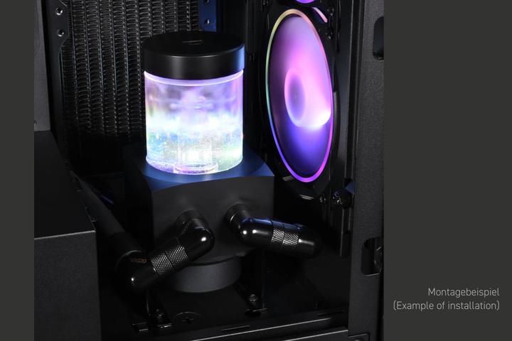 Produktbild Alphacool PUM Core 100 Aurora D5/VPP Ausgleichsbeh??lter Acetal/Acryl mit VPP655 PWM Pumpe