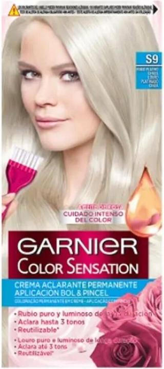 Garnier COLOR SENSATION #S9 rubio platino ceniza (S9 rubio platino ceniza)