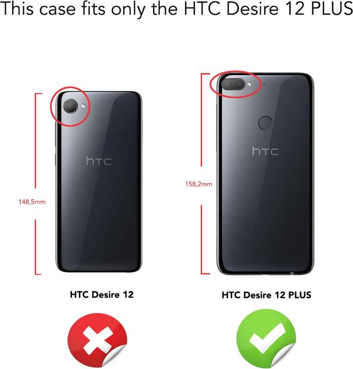Image du produit Nalia Étui pour téléphone portable (HTC Desire 12+)